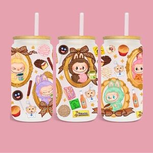 The Wild Taurus Mexican Sweet Treats Labubu 16oz Glass Cup